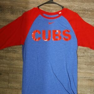 Nike Red and Blue Athletic Tee